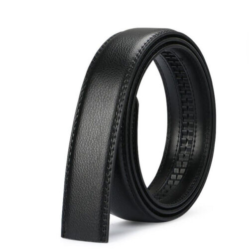 3.5CM Men Black Brown Genuine Leather Belt For Automatic Buckle Waist Strap Belt