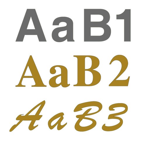 Chiffres lettres adhésifs LETTRAGE découpe personnalisée adhésive vinyle 8 cm