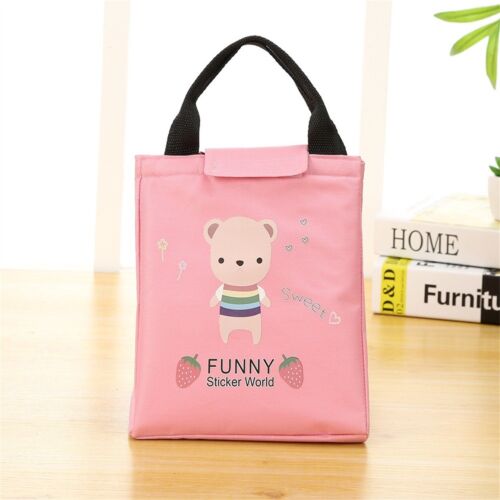 Large Insulated Lunch Bag Cooler Picnic Travel Food Box Women Tote Carry Bags
