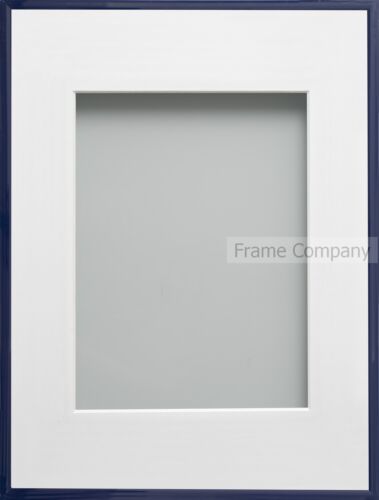 Frame Company Cranbrook Range Red or Blue Picture Photo  Frames With Mount 