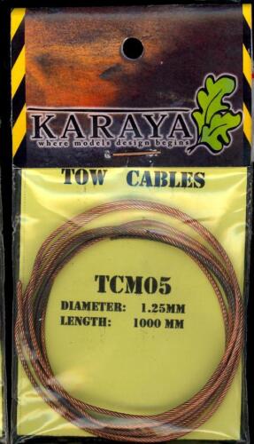 Karaya Models METAL TOW CABLES 1.25MM x 1000MM 
