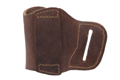 Llama Mini-Pocket 22 25 380 NEW Barsony Brown Leather OWB Yaqui Holster NA Arms 