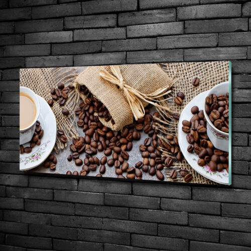 Glas-Bild Wandbilder Druck auf Glas 100x50 Essen /& Getränke Kaffee mit Milch