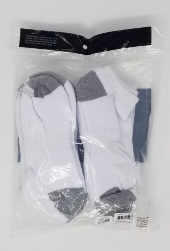 New Reebok No Show Socks 6 Pack White - Youth sizes 10-4 