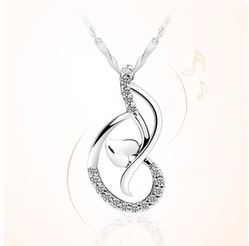 Silver with CZ Stones Angel dance Necklace 