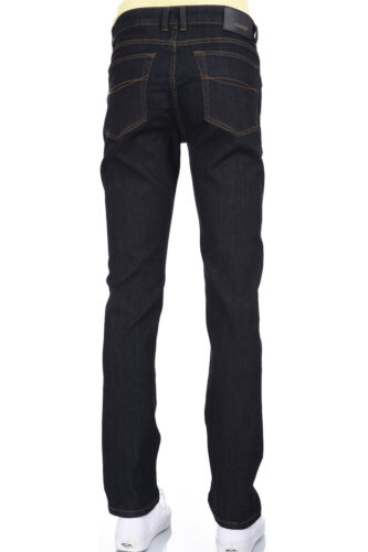 Men Eagle blue jeans stretch slim fit Dark Indigo Blue jeans Low rise 2% spandex 