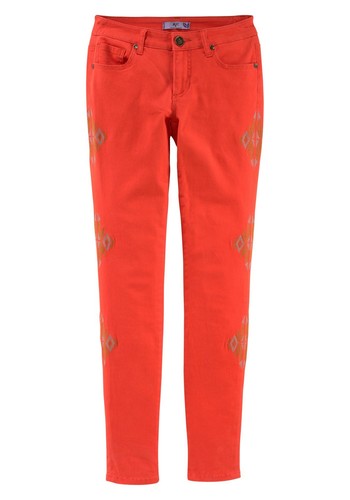 AJC Arizona fiestarot Stickerei Hose KP 57,99 € SALE/%/%/% Röhrenjeans NEU!!