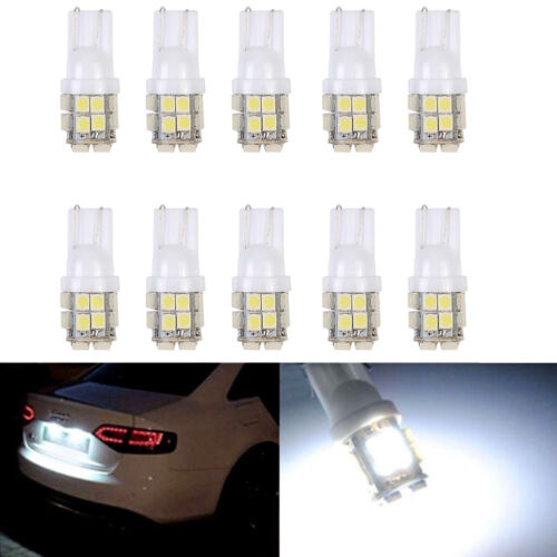 10x T10 20 SMD LED White Super Bright Car Lights Bulb 194,168,2825,W5W 