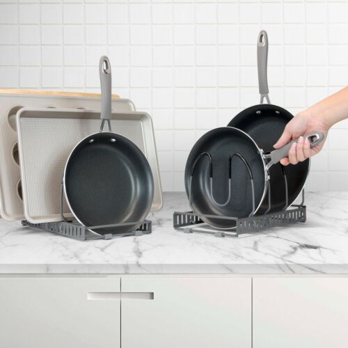 BTH 7+ Expandable Pan Pot Lid & Bakeware Organizer Kitchen Rack Discontinued 