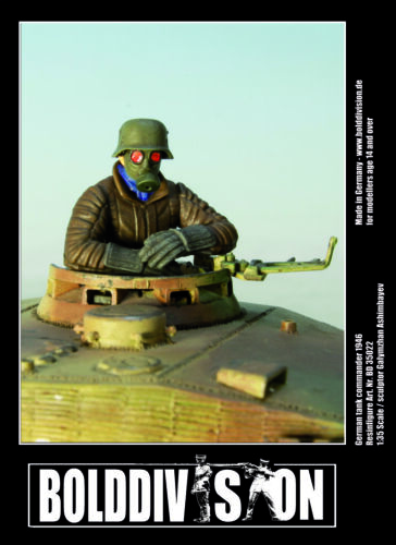 BoldDivision 1:35  BD35022 Resin Figur dt Panzerkommandant 1946 what if
