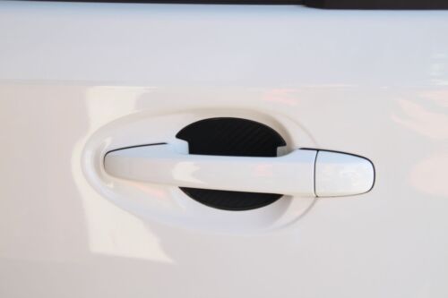 02-18 Carbon texture Side Door Handle Bowl Sticker For HONDA CRV CR-V SUV 5DR