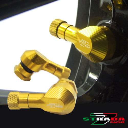 Details about  / Strada 7 83 Degree 11.3mm 0.445/" inch CNC Valve Stems Kawasaki ZZR600 Gold