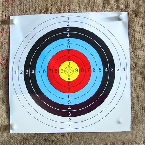 40*40cm Archery Target Faces Suitable For Bows /& Crossbows Heavy Gauge 10x Nice