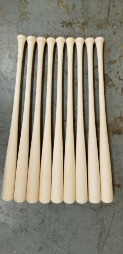 9 33" Wood Baseball Maple Blem Bats Game Ready 