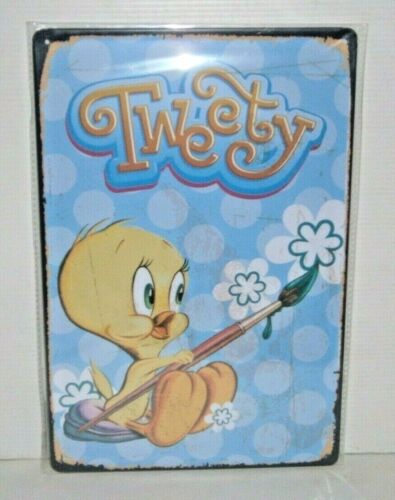 Details about  / TBMS2 TWEETY Metal Sign New 30 cm H X 20 cm W