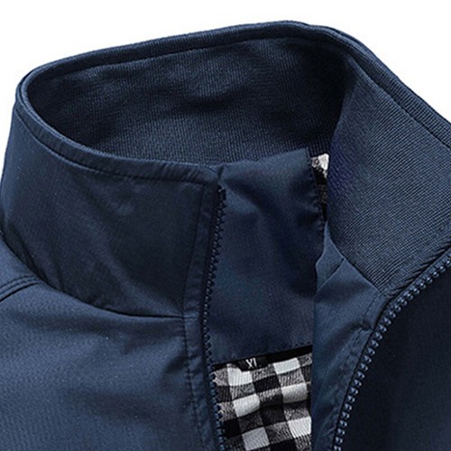 UK Mens Zip Jacket Summer Lightweight Bomber Coat Casual Outfit Tops Outerwear