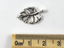 Antique Silver Tibetan alloy CHEESE PLANT LEAF Charms Pendant Bead Craft Card