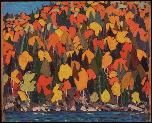 Tom Thomson Autumn Foliage Canvas Print