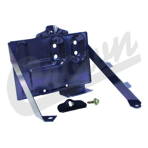 Battery Tray Kit 1976-1986 Jeep CJ5 CJ7 CJ8-Black