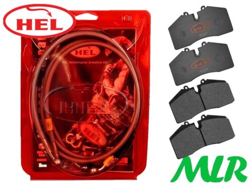 HEL PERFORMANCE PORSCHE 944 2.5 TURBO TRACK DAY FRONT BRAKE PADS & LINES 