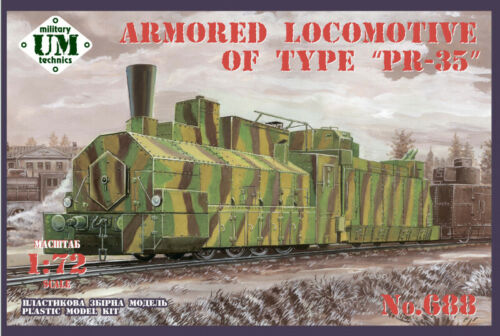 UM-MT 1//72 Armoured Locomotive of Type /"PR-35/" # 688
