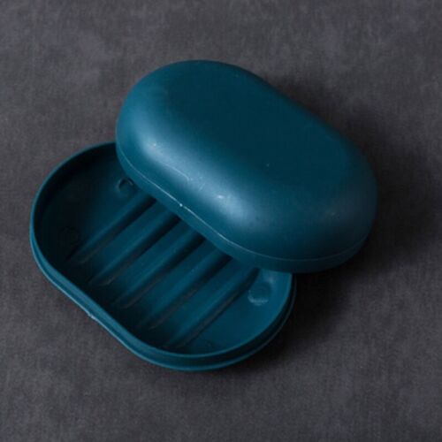 Washing Soap Box Dish Case Container Travel Seal Soap Case Candy Colors   JU 