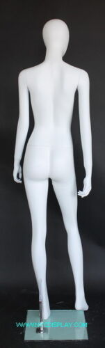 Details about   5 ft 9 in Female Abstract Head Mannequin Matte White New Style Mannequin SFW46E 
