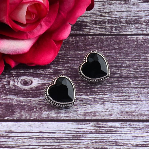 Rétro Petit Coeur Creux Goujon Boucle d/'oreille Fashion Jewelry Party Valentine Cadeau