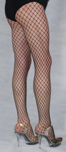 Extra Large Black Jumbo Net  Fishnet To The Waist Tights High Quality 