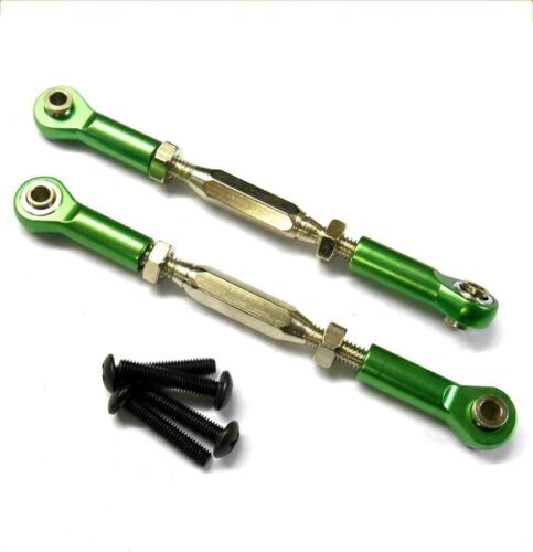 TD10203G 1//10 Pulling Pull Steering Rods Upper Arms Linkage 2 Green 82-95mm