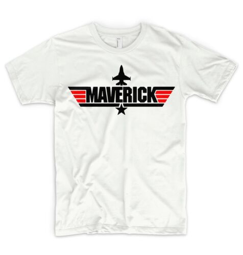 Maverick T Shirt Top Gun STAG USA United States Aviator Dad Grandad Birthday