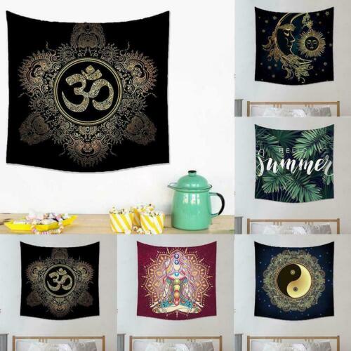 Sun Moon Black Tapestry Wall Hanging Old Hand Witchcraft Tapestries Hippie K2J6 