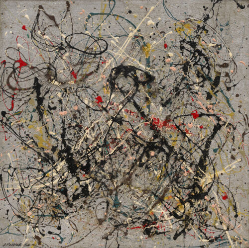 CHOICES of CANVAS 30W"x30H" NUMBER 18 1950 by JACKSON POLLOCK 
