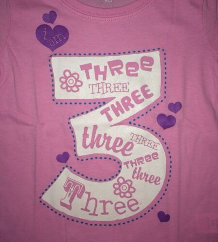 NEW 1st 2nd 3rd 4th "It's My BIRTHDAY" Girls Shirt 12-18 Months 2T 3T 4T 5T Gift 