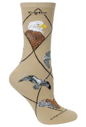 Raptor Socks Sizes 9-11 /& 10-13  Khaki Color Eagle Hawk