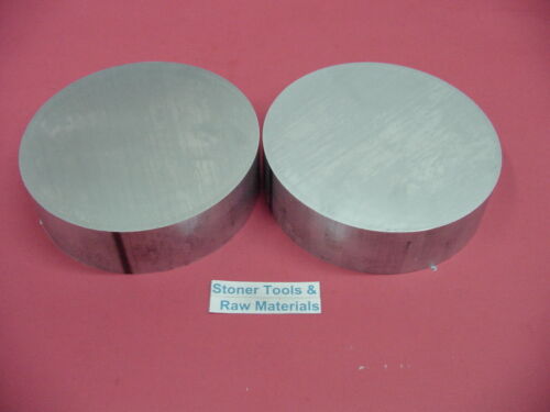 2 Pieces 4" ALUMINUM 6061 ROUND BAR ROD .5" LONG 4.00" OD New Lathe Solid Stock 