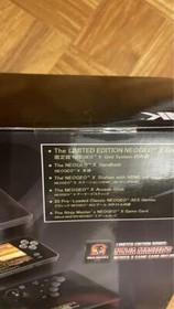 SNK NEO GEO X GOLD system Limited edition black console boxed mint unopened