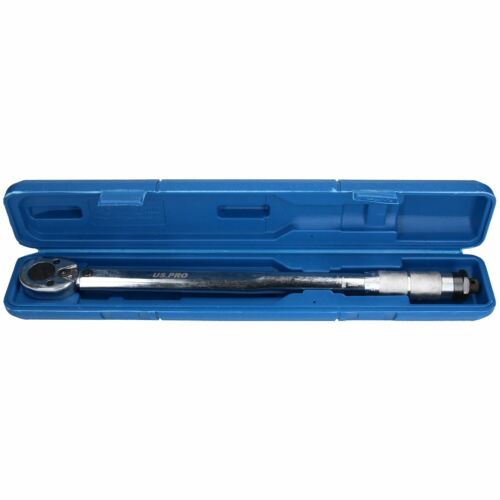 1//2” Drive Torque Wrench 28 210Nm with 3 Alloy Wheel Nut Sockets 17 21mm