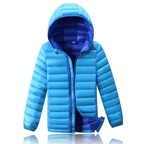 Kids Boys Girls Winter Warm Duck Down Jacket Hooded Coat Snowsuit Outerwear New