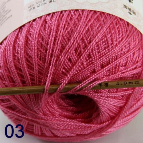 Thread No.8 Cotton Crochet Yarn Craft Tatting Hand Knit Embroidery 50grX1Ball 