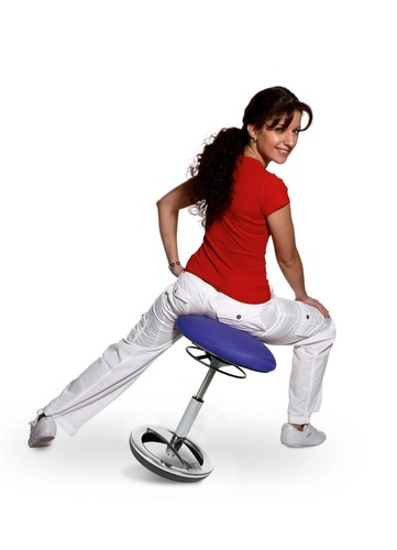 Bürohocker Drehstuhl Bürostuhl Stehhilfe Topstar Sitness Bob lila purple B-Ware