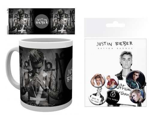 Set 9x8cm Button Pack 15x10cm #b040915 Justin Bieber Photo-tasse de café tasse