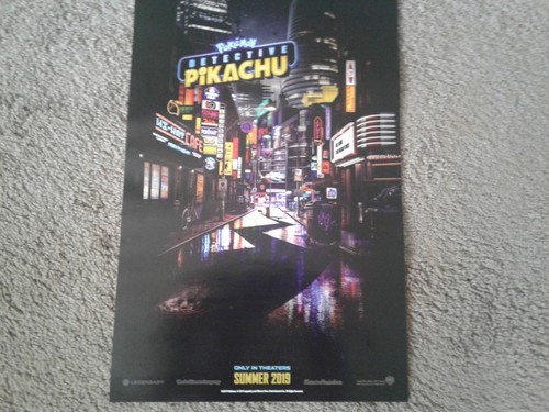 Pokemon detective pikachu with Sun and moon posters set of 4