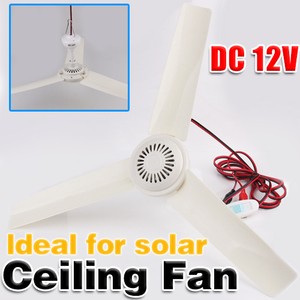 Premium New 3 Blades 12V Ceiling Fan for Solar Power ...