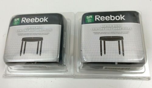 2 New Reebok Hockey Garter Belts SR S-M 30"-36" Waist K101SRACBELTBLK 