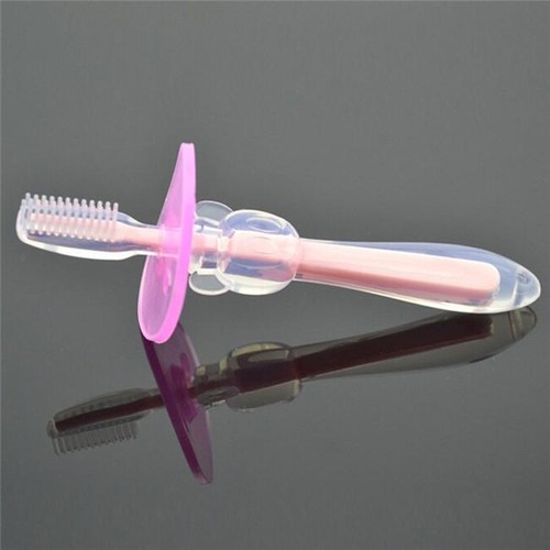 Infant Baby Training Silicone Toothbrush Molar Oral Care Chewable Safe Cute FA