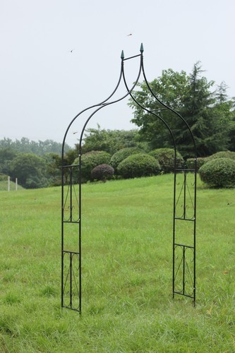 013 Arc de rose roses pilier jardin Arc Pergola tuteur jardin 270x140x37cm