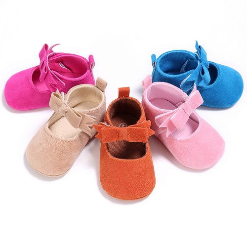 Toddler Girls Crib Shoes Newborn Flower Soft Sole Anti-slip Baby Sneakers Shoes