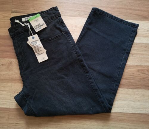 M/&s taille haute coupe droite Cheville Grazer Jeans UK 10//12