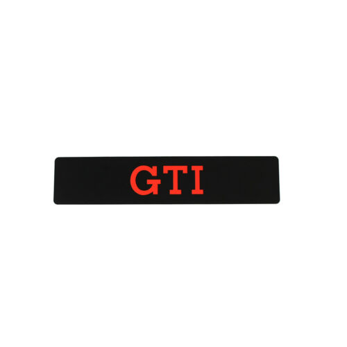 Original VW GTI Kennzeichenschild Nummernschild GTI Design Schild schwarz/rot 